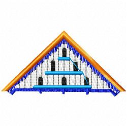 Bird Houses Embroidery Design 3 Bird Houses Embroidery Design 3